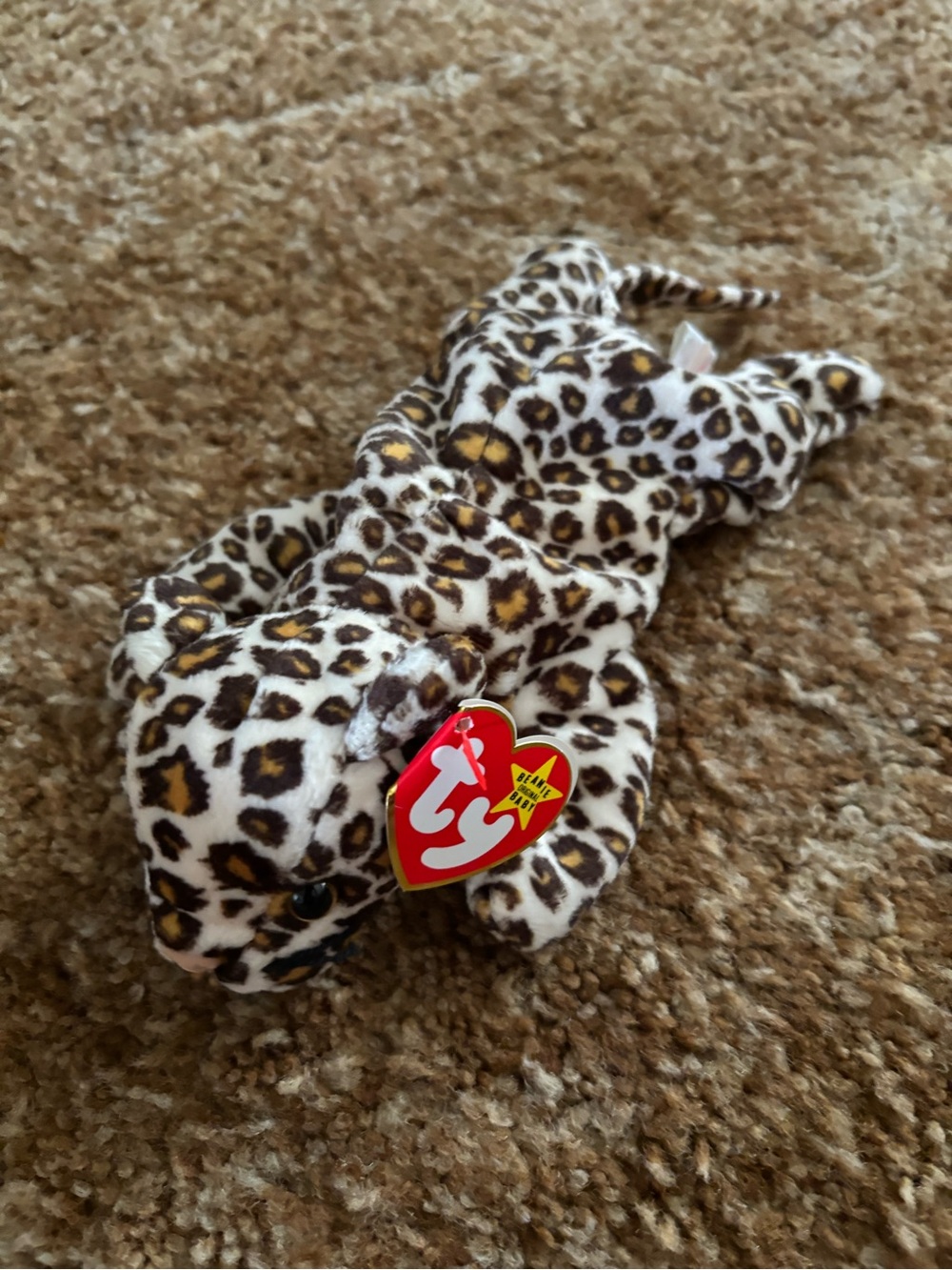Ty Beanie Baby Freckles the Leopard